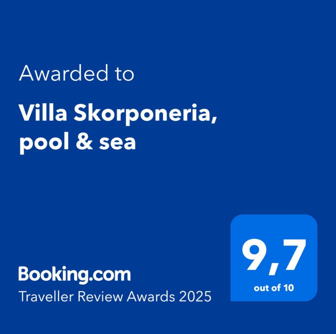 Villa Skorponeria, Pool & Sea Skroponeria المظهر الخارجي الصورة